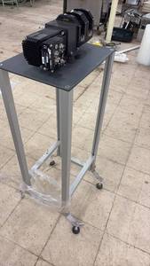 lot 106 image: Industrial Electric Motor Assembly on Rolling Stand