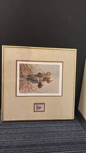 lot 465 image: 1988 South Carolina Waterfowl Print and Stamp Framed, Limited Edition 13884000