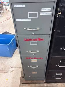 lot -5 image: 4 drawer file cabinet