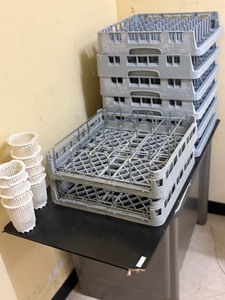 lot -38 image: set of dishwasher racks and silverware holders