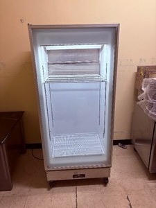 lot -55 image: Upright Commercial Refrigerator w glass door