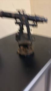 lot 485 image: Vintage Surveyor Transit Level with Wooden Case and Accessories