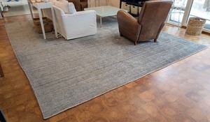 lot 5 image: ML - Ben Soleimani for Restoration Hardware Marled Strada Area Rug 12x15 Pewter