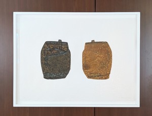 lot 14 image: ML - Rachel Whiteread Squashed Mixographia Print Framed