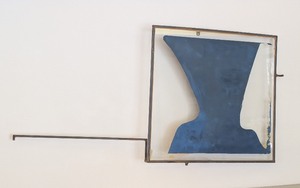 lot 16 image: ML - Rob Fischer Vise Versa Bas Relief Oil on Glass Artwork