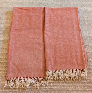 lot 35 image: LL - Pair of Lands Downunder Italian Herringbone Throw Blankets 61 x 54 Inches