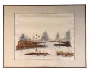 lot 52H image: LL - Morning Run Framed Print by James Dayton