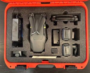 lot 61H image: LL - DJI Mavic Pro Drone with Orange Nanuk 920 Case and Accessories