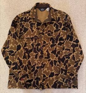 lot 73H image: LL - Woolrich Camouflage Fleece Shirt Jacket Size L