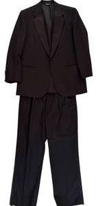 lot 163H image: LL - Southwick Black Suit Jacket with Pants, 36 Inch Waist