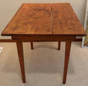 lot 170H image: LL - Vintage Solid Wood Table