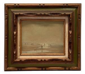 lot 172H image: LL - Framed Val McGann Vintage Original Wall Art