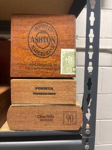 lot 190H image: LLS - Lot of Wooden and Plastic Boxes Assorted Sizes