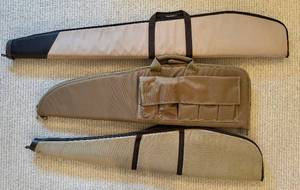 lot 203H image: LL - Set of 3 Soft Rifle and Shotgun Cases by Kolpin, Allen and More