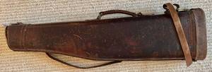 lot 216H image: LL - Vintage 20th Century Leather Gun Case