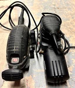 lot 227H image: LLS - Porter Cable Belt Sander and Master Mechanic 14 Sheet Sander Corded Tools