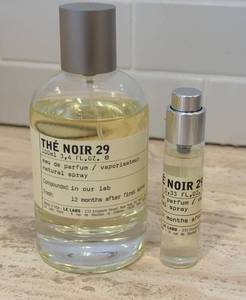 lot 18P image: Le Labo The Noir 29 Eau de Parfum Set - 100ml and 10ml Bottles