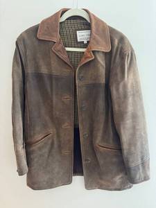 lot 34D image: Lone Pine American Made Brown Suede Jacket Size S