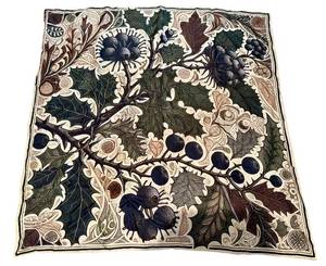 lot 42D image: 100% Silk Scarf with Botanical Print