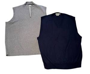 lot 60D image: Set of 2 Peter Millar Mens Vests Size Large
