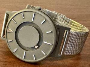 lot 64D image: Eone Timepieces The Bradley Tactile Watch with Stainless Steel Mesh Band