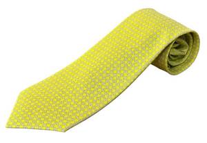 lot 95D image: Hermes Paris 100% Silk Patterned Mens Tie