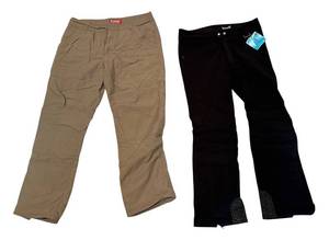 lot 114D image: Simms Fishing Pants and Marker Ski Pants Size Large Set