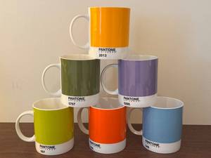 lot 128D image: Set of 6 Pantone Universe Color Mugs