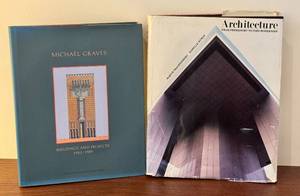lot 147D image: Collection of 2 Architecture Books Michael Graves Buildings and Projects & Architecture from Prehistory to Post-Modernism