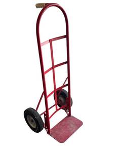 lot 151G image: G - Dayton 400 lb Capacity Red Hand Truck Dolly Model 5Z078B