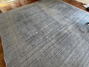 lot 5 image: ML - Ben Soleimani for Restoration Hardware Marled Strada Area Rug 12x15 Pewter
