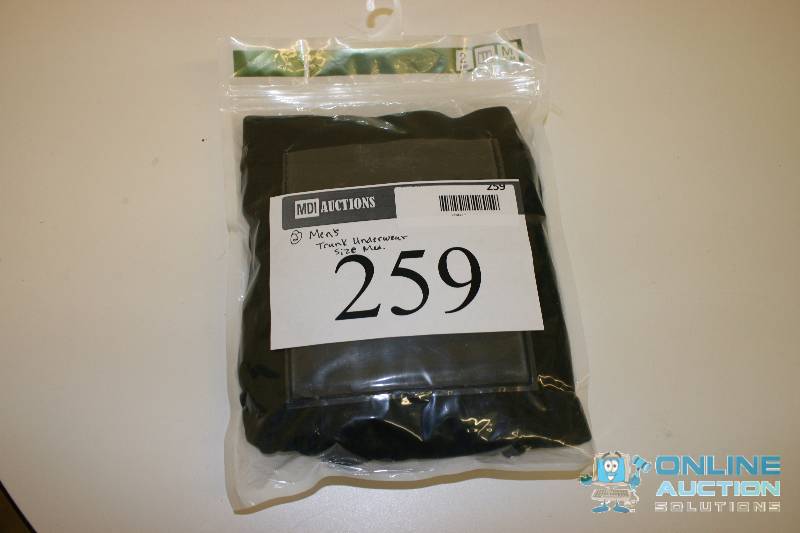 lot 259 image: Lot of (2) Pairs Of TrunksBoxer Briefs Medium.