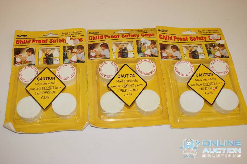 lot 262 image: Lot of (3) Child Proof Safety Caps.