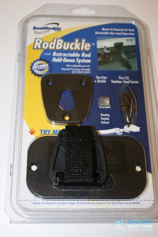 Rod Buckle; Retractable Rod Hold-Down System.