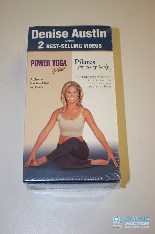 lot 272 image: Lot of (2) Denise Austin Power Yoga Plus & Pilates Instructional Videos.
