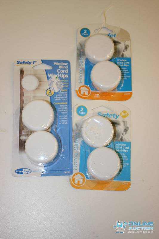 lot 278 image: Lot of (3) Safety 1st Window Blind Cord Wind-Ups.