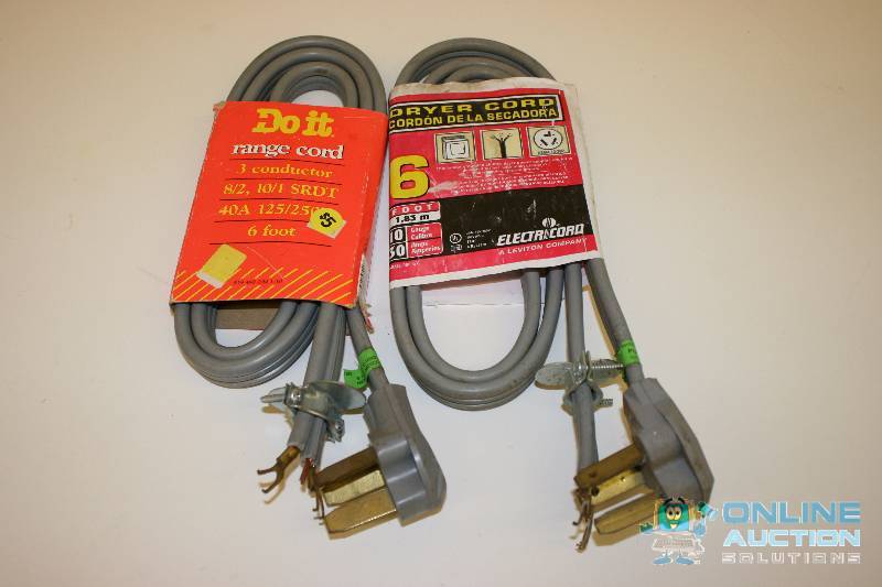 lot 283 image: Lot of (2) Do It Range Cords.