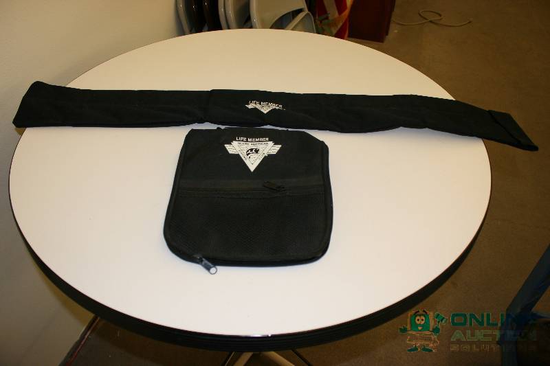 lot 289 image: Lot of (2) Fly Fishing Carrying Cases Life Member North American Fishing Club.