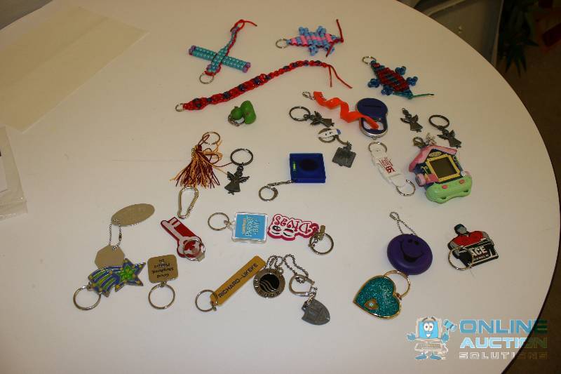 lot 296 image: Lot of Miscellaneous Key Chains.