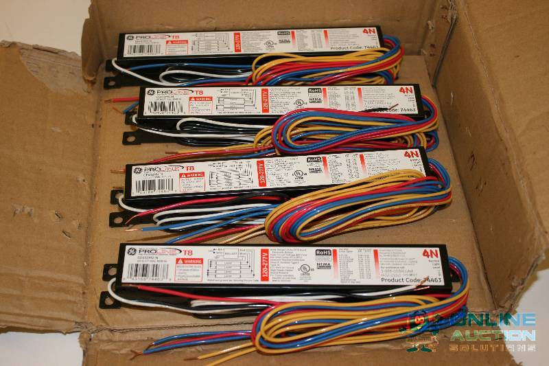 lot 303 image: GE Multi-Volt ProLine T8 High Performance Electronic Ballast GE432MV-N.
