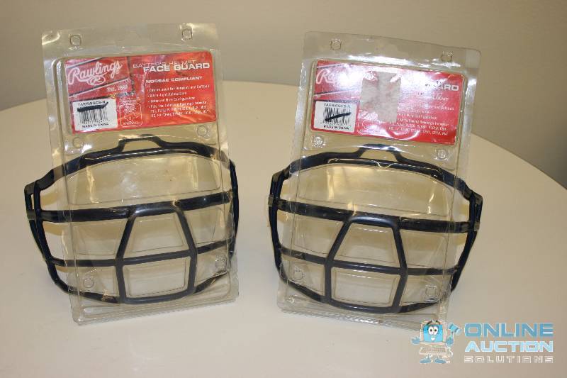lot 305 image: Lot of (2) Rawlings Face Guards.