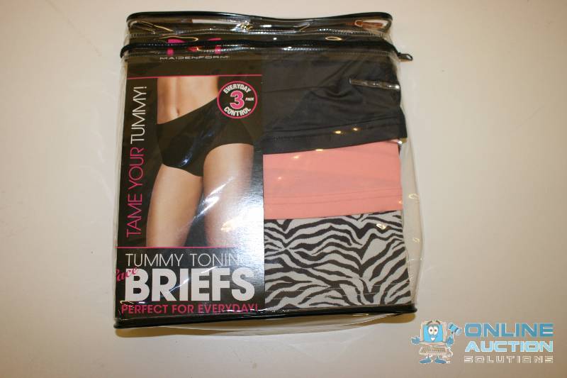 lot 312 image: Maiden Tummy Tone Briefs Size Medium.