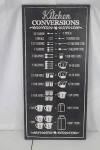 lot 442 image: Chalkboard Sign - Kitchen Conversions