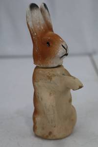 lot 477 image: Vintage Ceramic Bunny Figurine - Two-Piece Detachable Head (Made in Germany US Zone)