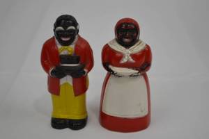 Salt & Pepper Shakers - Aunt Jemima & Uncle Moses