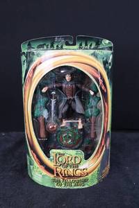 lot 51 image: The Lord of the Rings Frodo Figure - Monsters University Mike Wazowski Figure