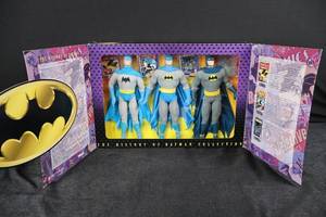 3x Batman History of Batman Collection - Figures
