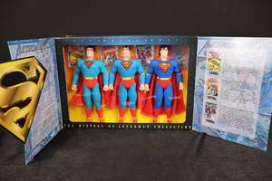 lot 72 image: Kenner The History of Superman Collection 3-Figure Set