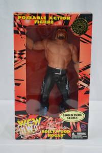 lot 108 image: WCW Hollywood Hogan Poseable Action Figure - Signature Series