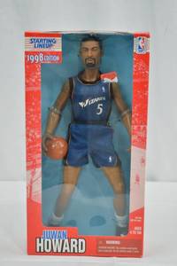 lot 114 image: Starting Lineup Juwan Howard - Wizards 1998 Edition Action Figure